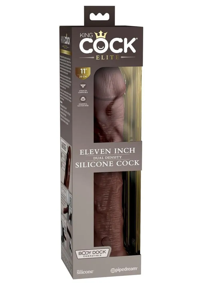 Female Sex Toys King Cock King Cock Elite Dual Density Silicone Dildo