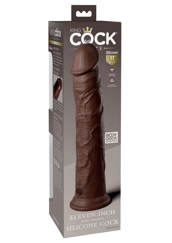 Female Sex Toys King Cock King Cock Elite Dual Density Silicone Dildo