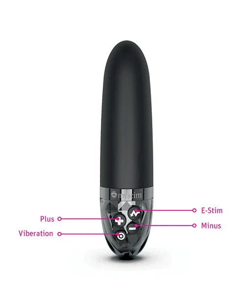 Female Sex Toys Mystim Gmbh Mystim Sleak Freak eStim Straight Vibrator Black