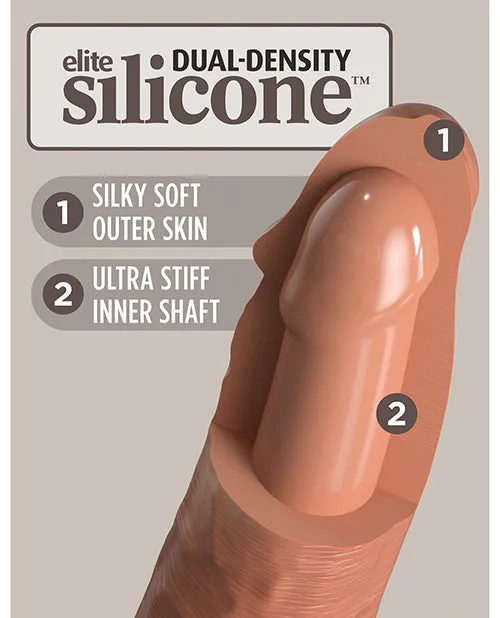 Female Sex Toys Pipedream Products King Cock Elite 6 Silicone Cock Tan