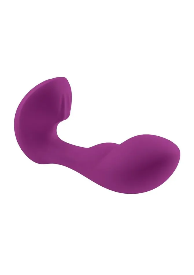 Female Sex Toys Playboy Playboy Arch Rechargeable Silicone Vibrator with Clitoral Stimulator