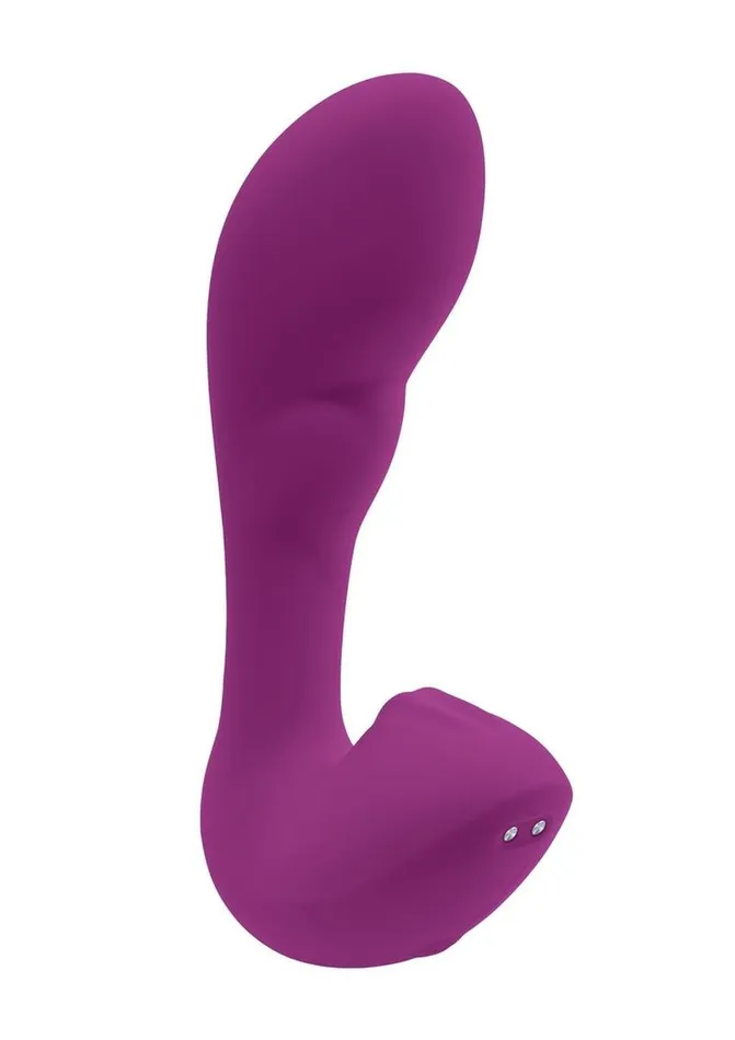 Female Sex Toys Playboy Playboy Arch Rechargeable Silicone Vibrator with Clitoral Stimulator