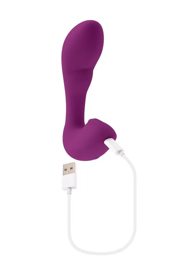 Female Sex Toys Playboy Playboy Arch Rechargeable Silicone Vibrator with Clitoral Stimulator