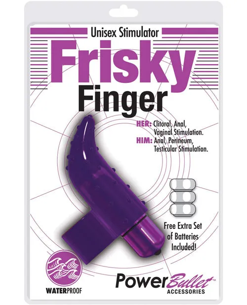 Female Sex Toys PowerBullet Frisky Finger Unisex Stimulator PowerBullet