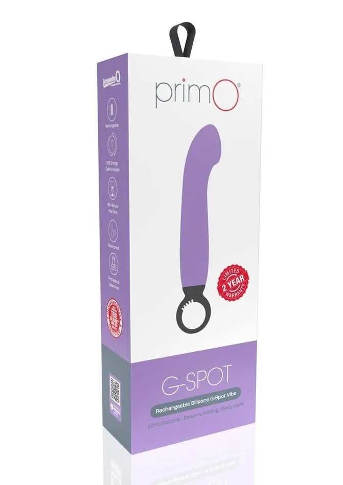 Female Sex Toys PrimO Primo GSpot Rechargeable Silicone Vibrator