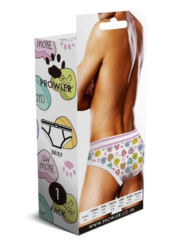 Female Sex Toys Prowler Prowler Candy Hearts Brief