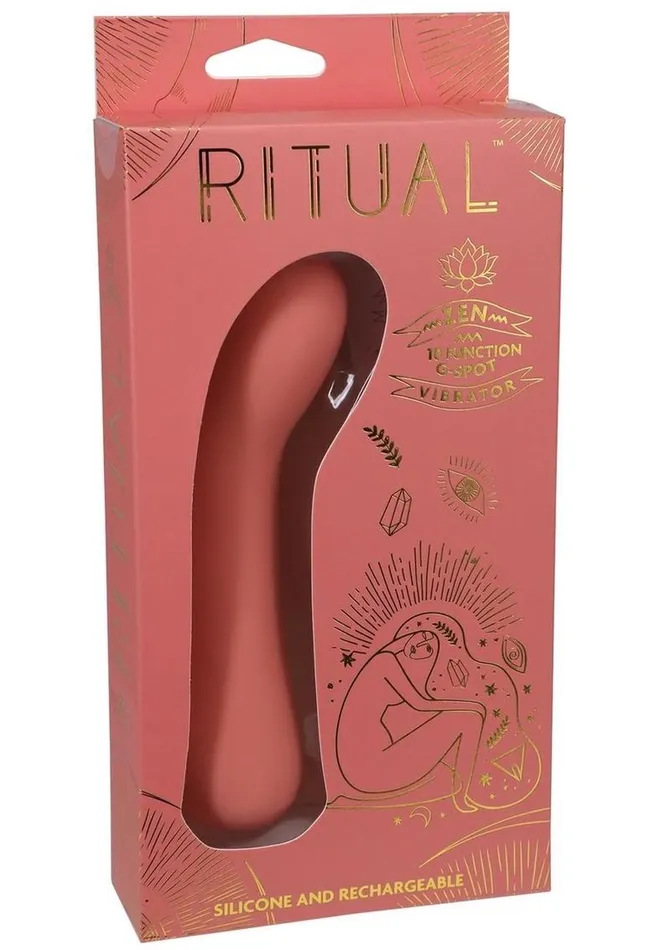 Female Sex Toys Ritual Ritual Zen Rechargeable Silicone GSpot Vibrator