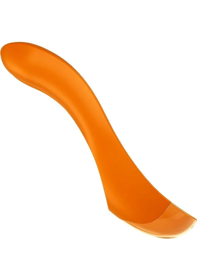 Female Sex Toys Satisfyer Candy Cane Silicone Rechargeable Mini Vibrator Orange Satisfyer