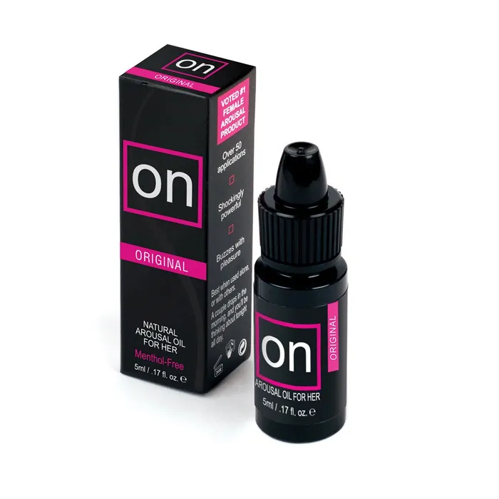 Female Sex Toys Sensuva ON Arousal Oil 5ml Bottle Sensuva