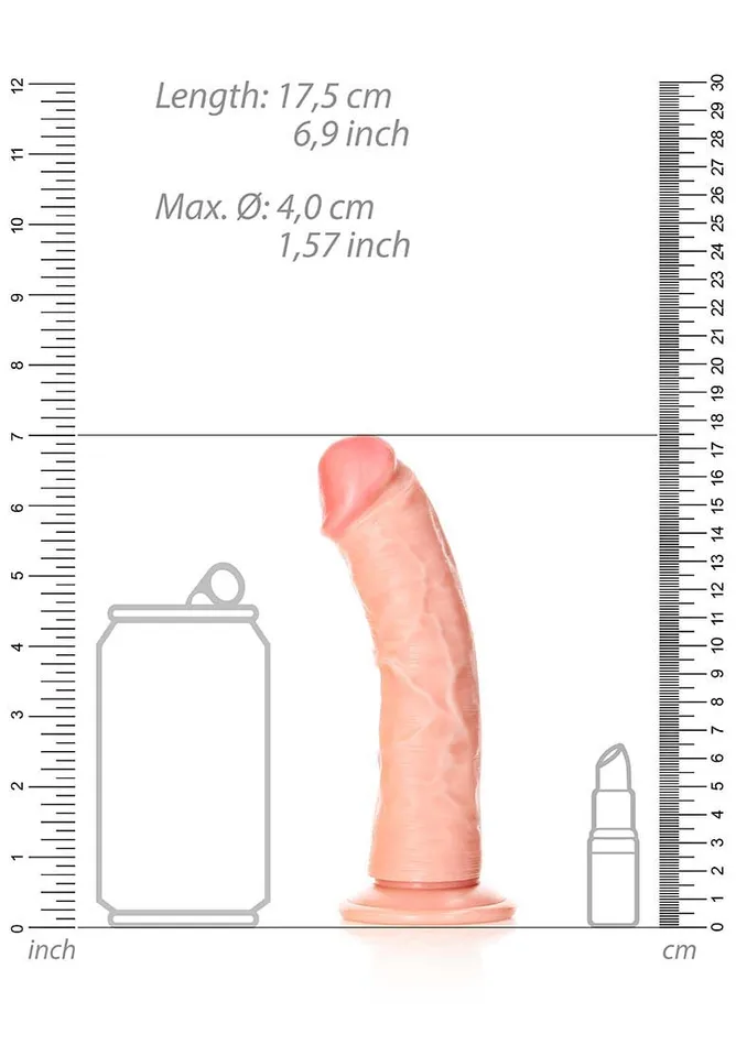 Female Sex Toys Shots America Curved Realistic Dildo With Suction Cup 6 155 Cm