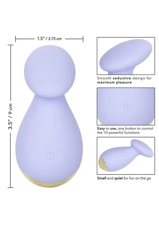 Female Sex Toys Slay Enticeme Rechargeable Silicone Vibrating Mini Wand Massager Slay