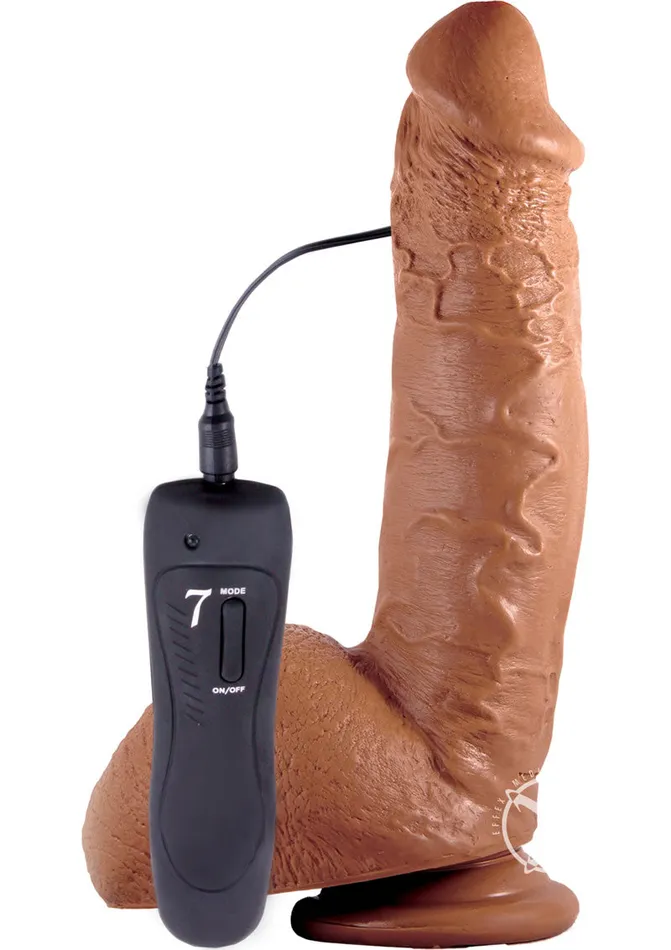 Female Sex Toys Star Power Shane Diesel Realistic Vibrating Dildo with Balls and Remote Control