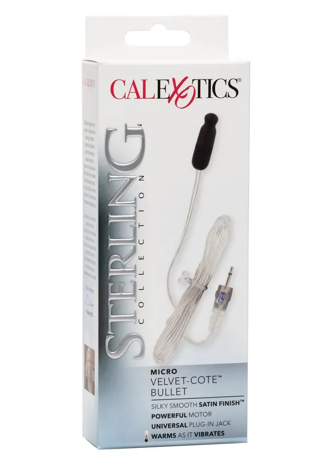 Female Sex Toys Sterling Collection Sterling Collection Micro Size Velvet Cote Bullet