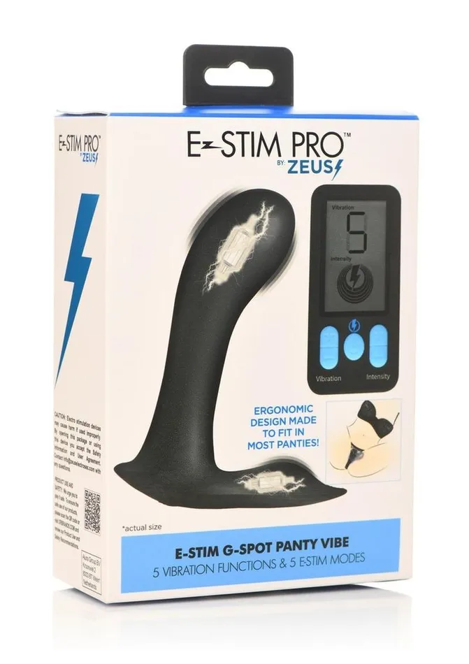 Female Sex Toys Zeus Electrosex Zeus Zs EStim Pro Rechargeable Silicone Panty Vibe with Remote Control