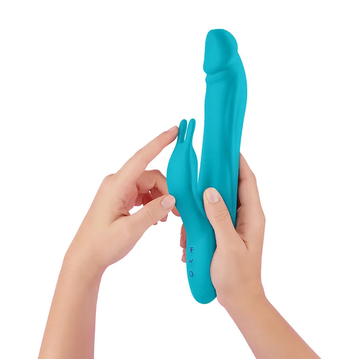 FemmeFunn Booster Rabbit Vibrator XL Turquoise Femmefunn Female Sex Toys