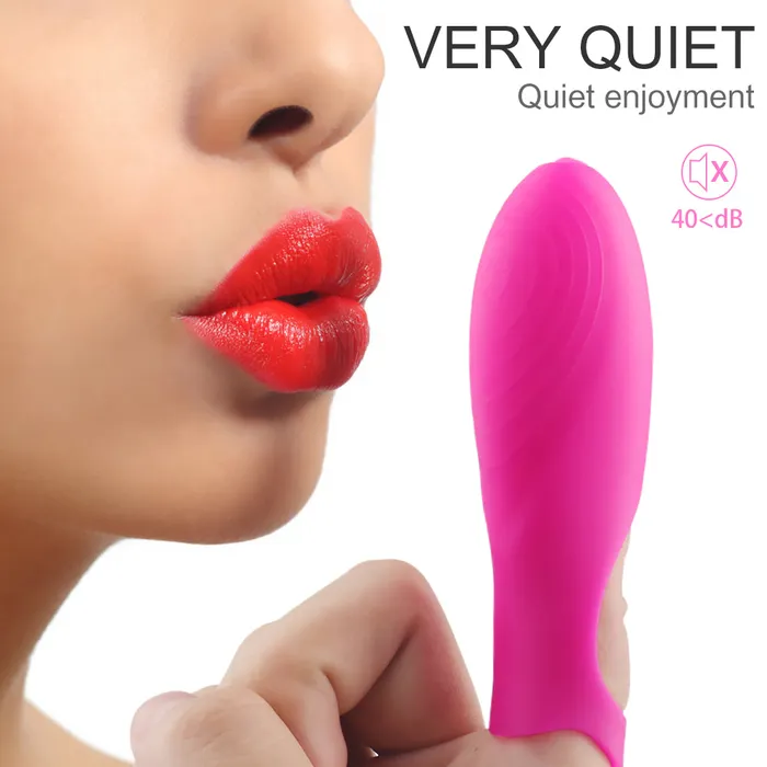 Finger Vibrator Sleeve With Detachable Bullet Nipple GSpot Stimulate Sorlove Female Sex Toys