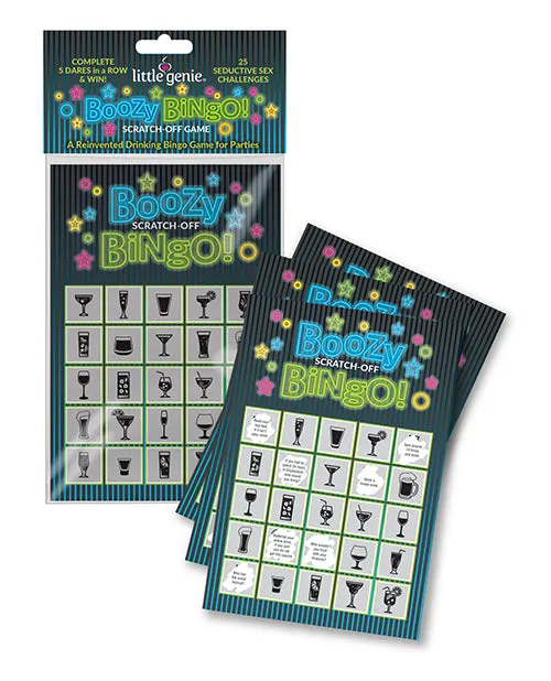 Games Little Genie Productions LLC Boozy Bingo ScratchOff Game