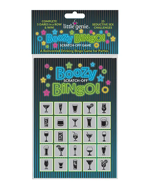 Games Little Genie Productions LLC Boozy Bingo ScratchOff Game