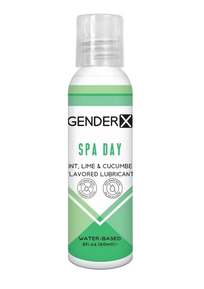 Gender X Anal Gender X Spa Day Water Based Flavored Lubricant 2oz Mint