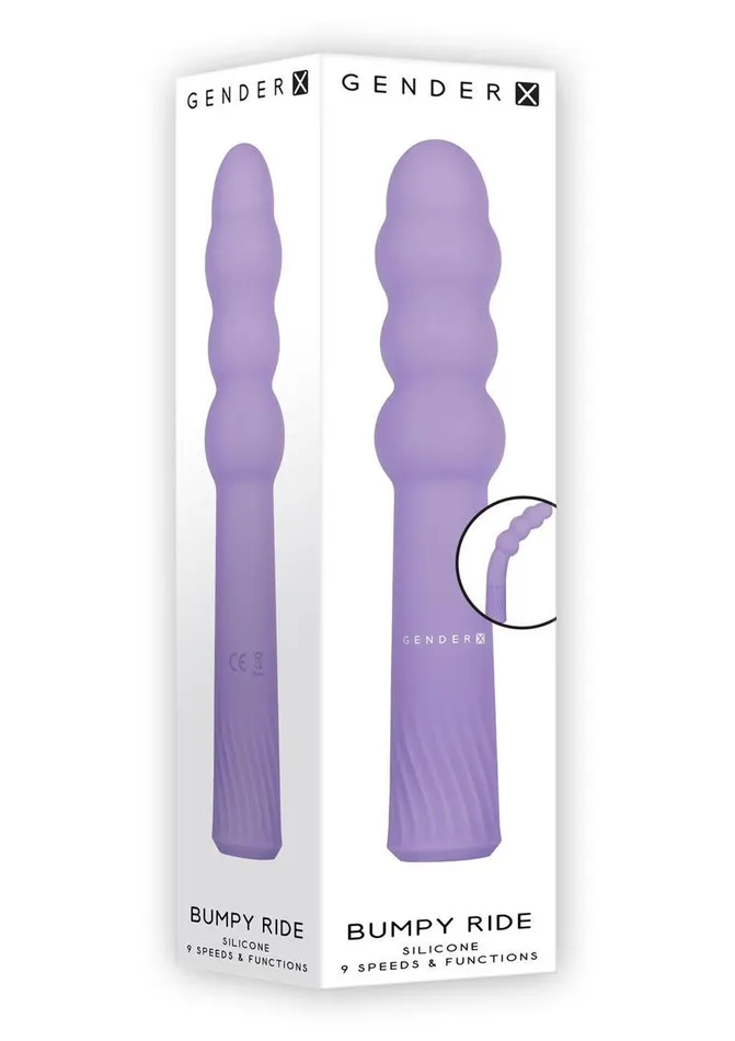 Gender X Bumpy Ride Rechargeable Silicone Vibrator Gender X Female Sex Toys