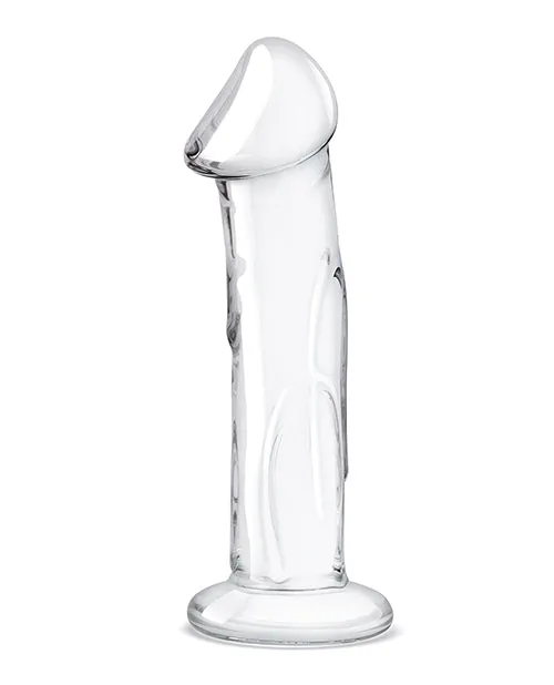 Glas 6 Dildo with Veins Flat Base Electric Eel INC Dildos