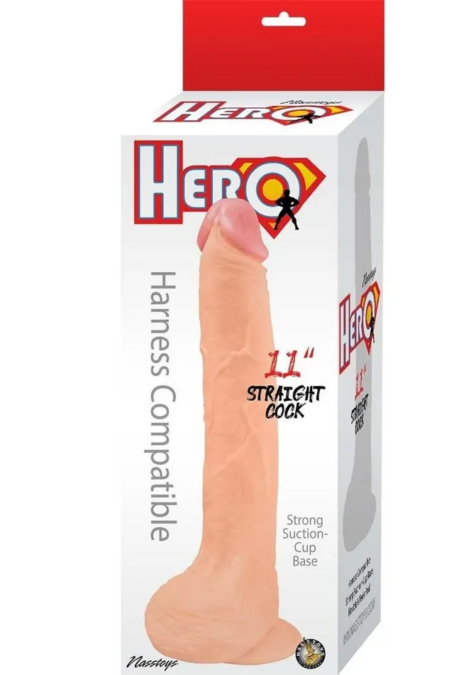 Hero Female Sex Toys Hero Straight Cock Realistic Dildo with Suction Cup