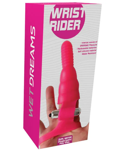 Hott Products Female Sex Toys Wet Dreams Wrist Rider Finger Play Sleeve w Wrist Strap