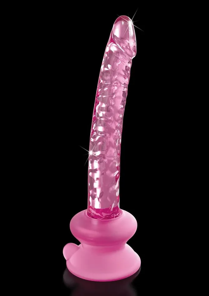 Icicles Icicles No 86 Glass Wand with Bendable Silicone Suction Cup Dildos