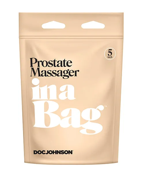 In A Bag Prostate Massager Black Doc Johnson Anal
