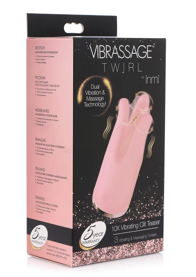 Inmi Female Sex Toys Inmi Vibrassage Twirl Vibrating Clit Teaser