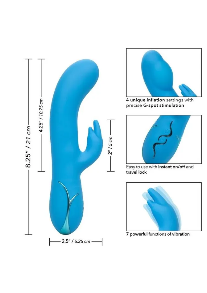 Insatiable G Female Sex Toys Insatiable G Inflatable GBunny Silicone Rechargeable Vibrator