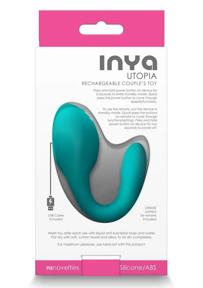 Inya Utopia Rechargeable Silicone Vibrator Inya Female Sex Toys