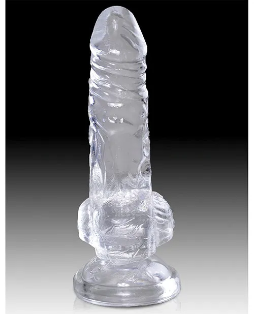 King Cock Clear 4 Cock with Balls Pipedream Products Dildos