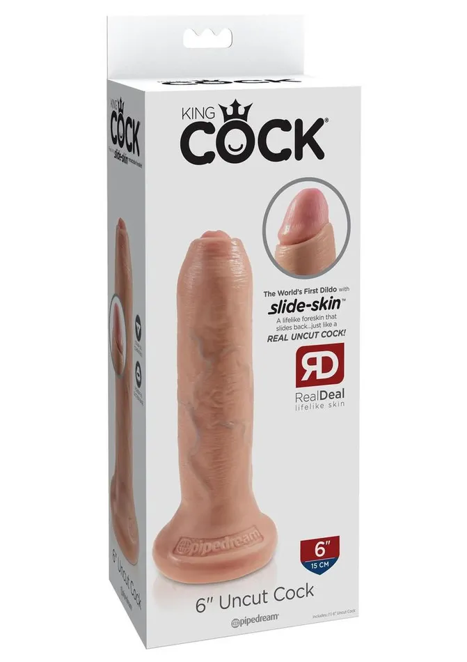 King Cock Dildos King Cock Uncut Dildo