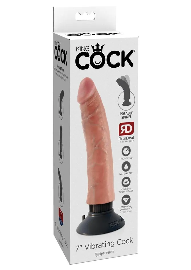 King Cock King Cock Vibrating Dildo Dildos