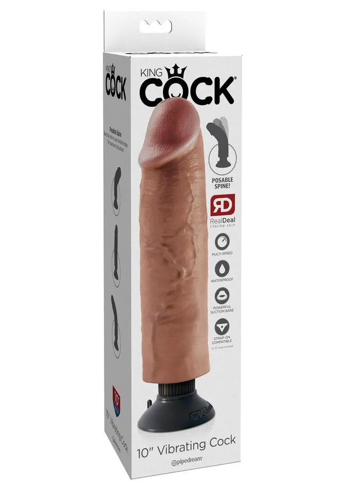 King Cock King Cock Vibrating Dildo Dildos