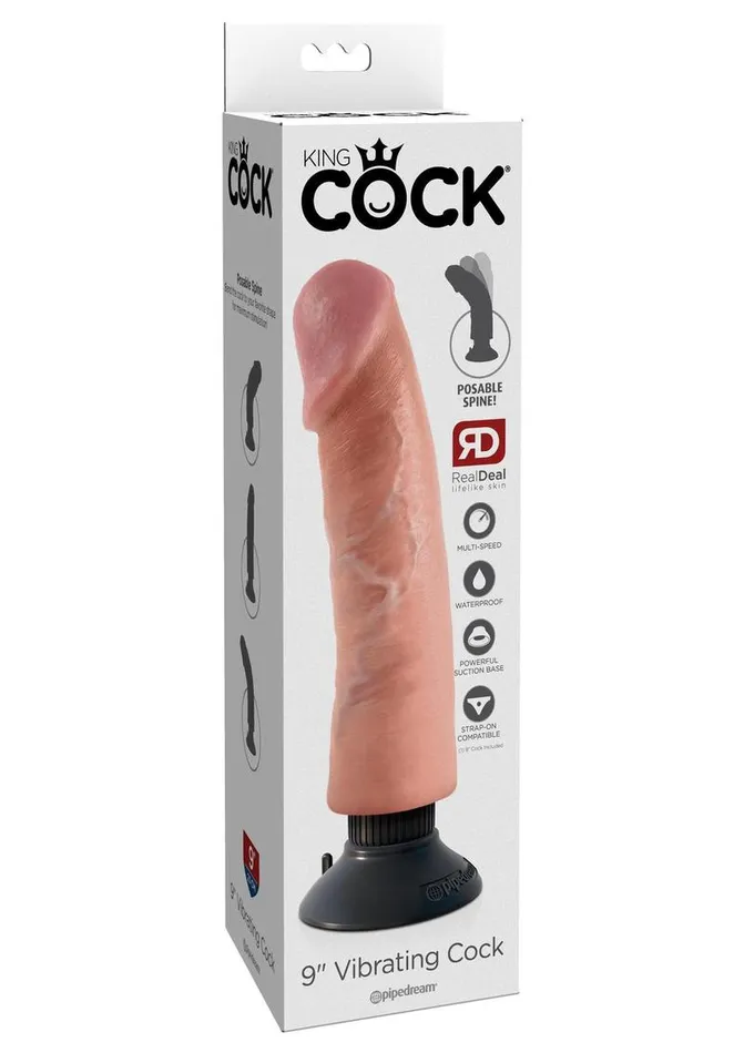 King Cock King Cock Vibrating Dildo Dildos