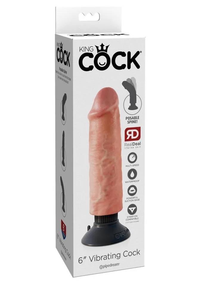 King Cock King Cock Vibrating Dildo Dildos