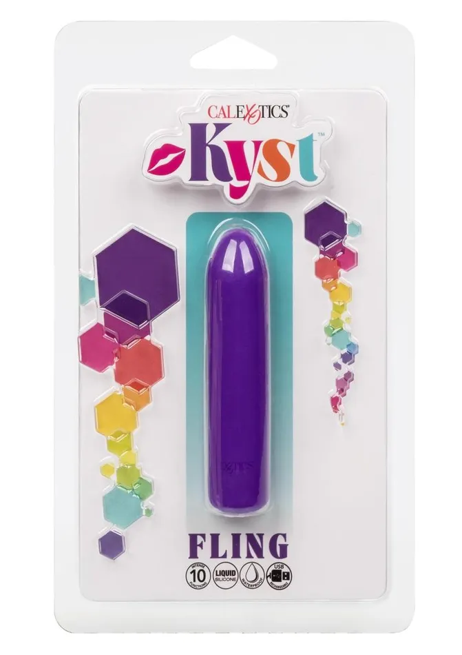 Kyst Fling Rechargeable Silicone Bullet Vibrator Kyst Female Sex Toys