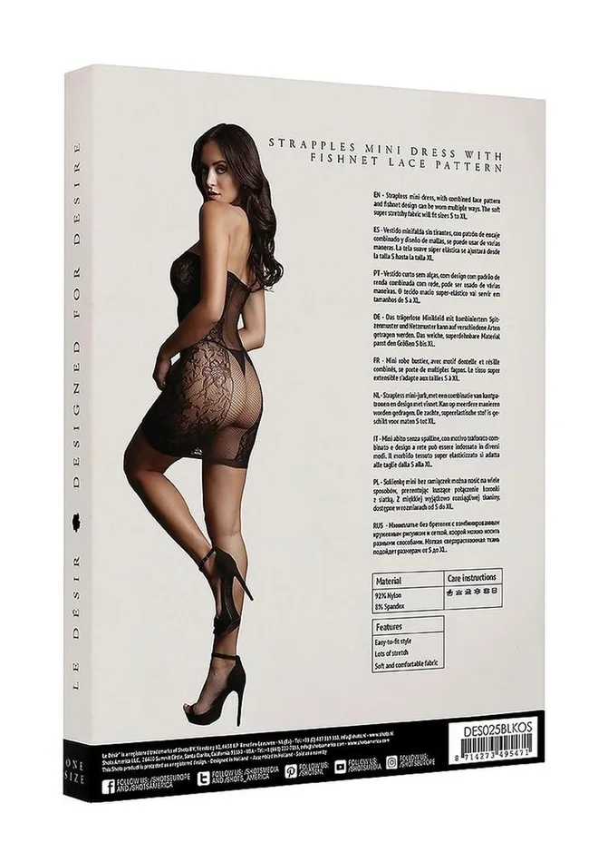 Le Desir Strapless Mini Dress Le Desir Female Sex Toys