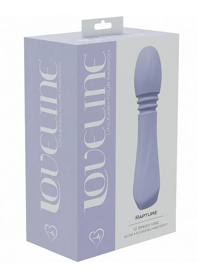 Loveline Rapture 10 Speed Silicone Rechargeable Vibrator Loveline Female Sex Toys