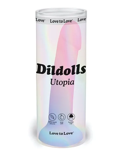 Lovely Planet Dildos Love To Love Curved Suction Cup Dildolls Utopia Asst Colors