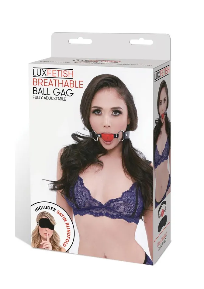 Lux Fetish Breathable Ball Gag Lux Fetish Couples