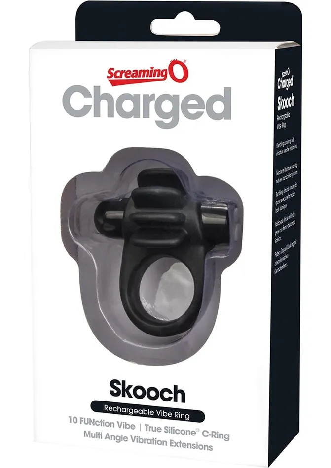 Male Sex Toys Charged Charged Skooch Rechargeable Vibrating Silicone Cock Ring Waterproof