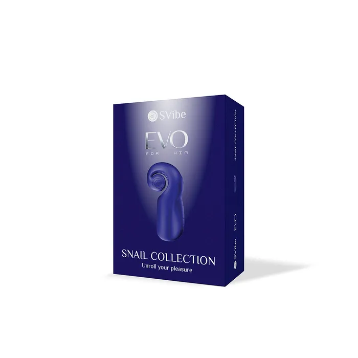 Male Sex Toys Snail Vibe Snail Vibe Evo Rechargeable Masturbator Navy