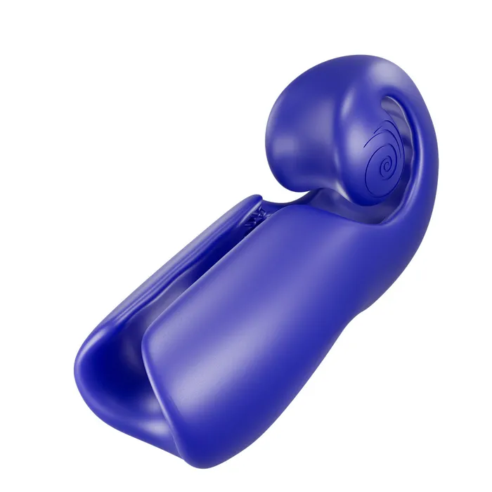 Male Sex Toys Snail Vibe Snail Vibe Evo Rechargeable Masturbator Navy