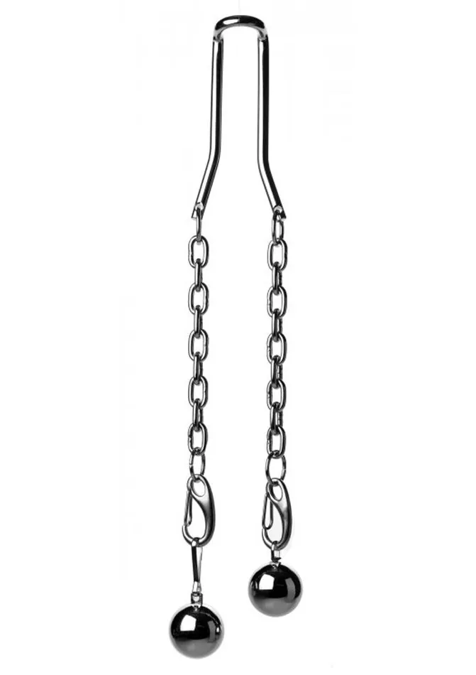 Master Series Male Sex Toys Master Series Heavy Hitch Ball Stretcher Hook with Weights Master Series Male Sex Toys Master Series Heavy Hitch Ball Stretcher Hook with Weights