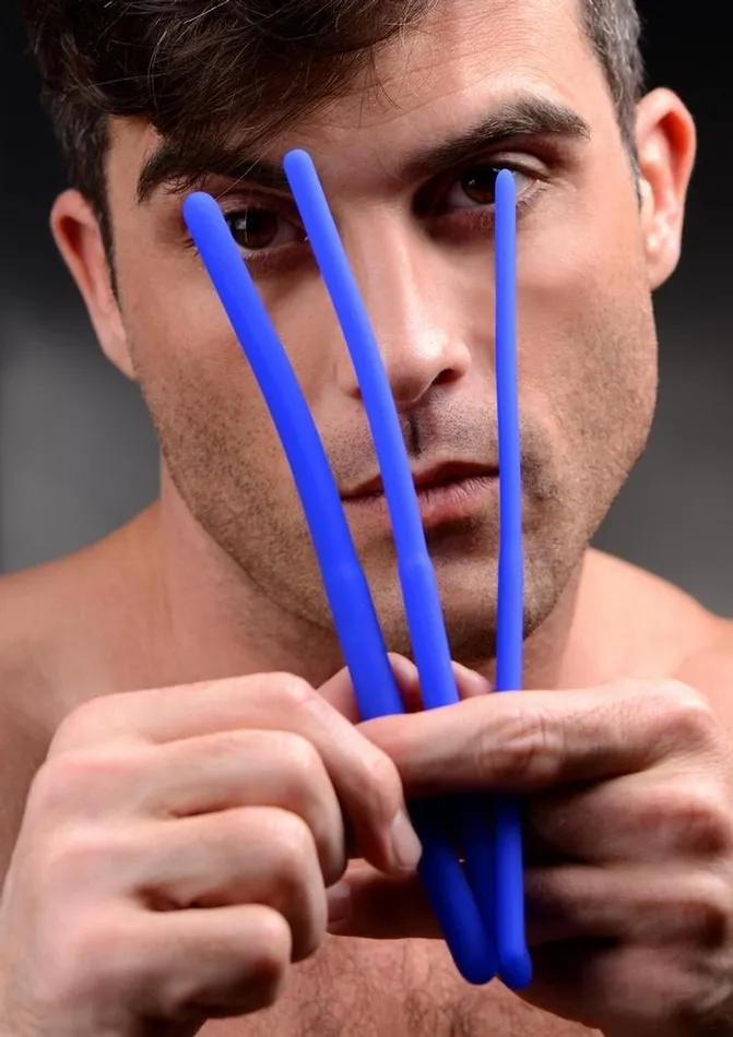 Master Series Male Sex Toys Master Series Invasion Silicone Urethral Sound Trainer