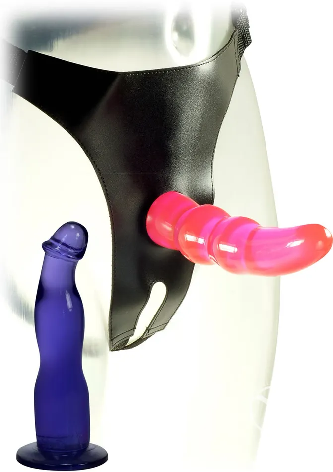 Me You Us Female Sex Toys ME YOU US Double Tip StrapOn with Two Dildos