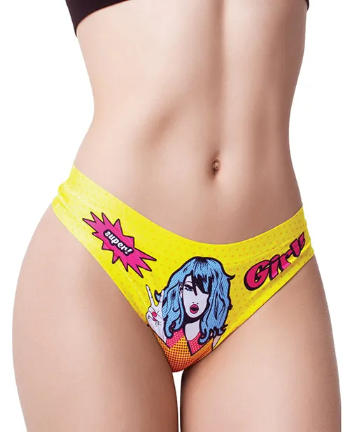 Mememe Usa LLC Mememe Comic Fans Printed Thong Large Male Sex Toys